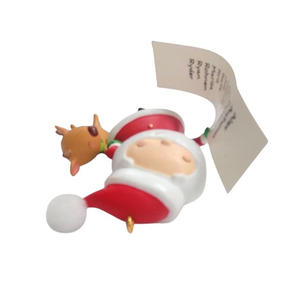 Hallmark Keepsake Kringle & Kris Christmas Tree Ornament 2014 #1 Checking List - Picture 11 of 12